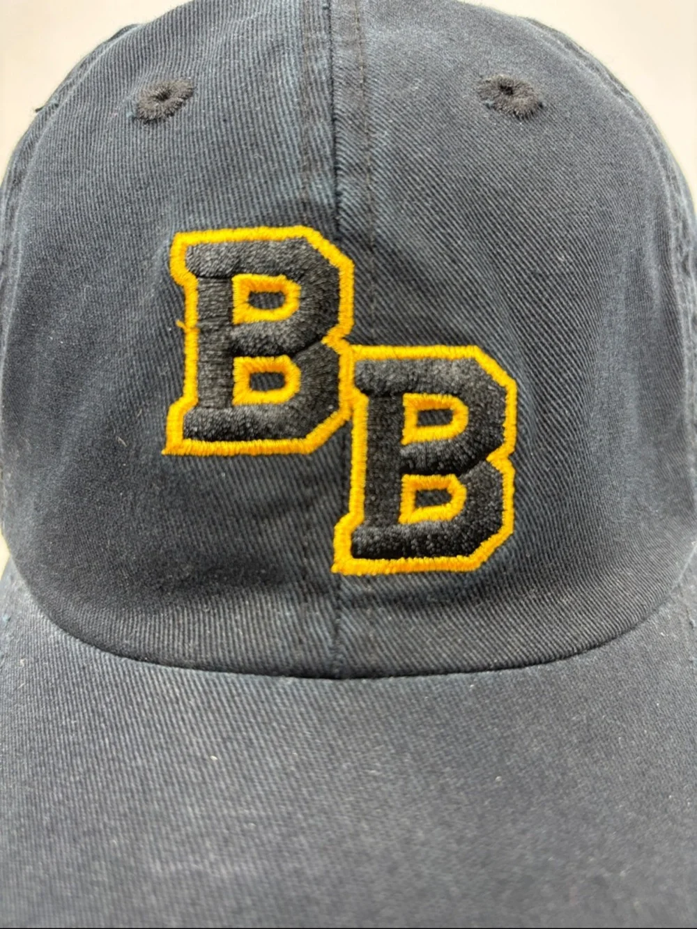 Boston Bruins Hat Cap Adidas NHL Adjustable Unstructured Slouch Black Dad Hat